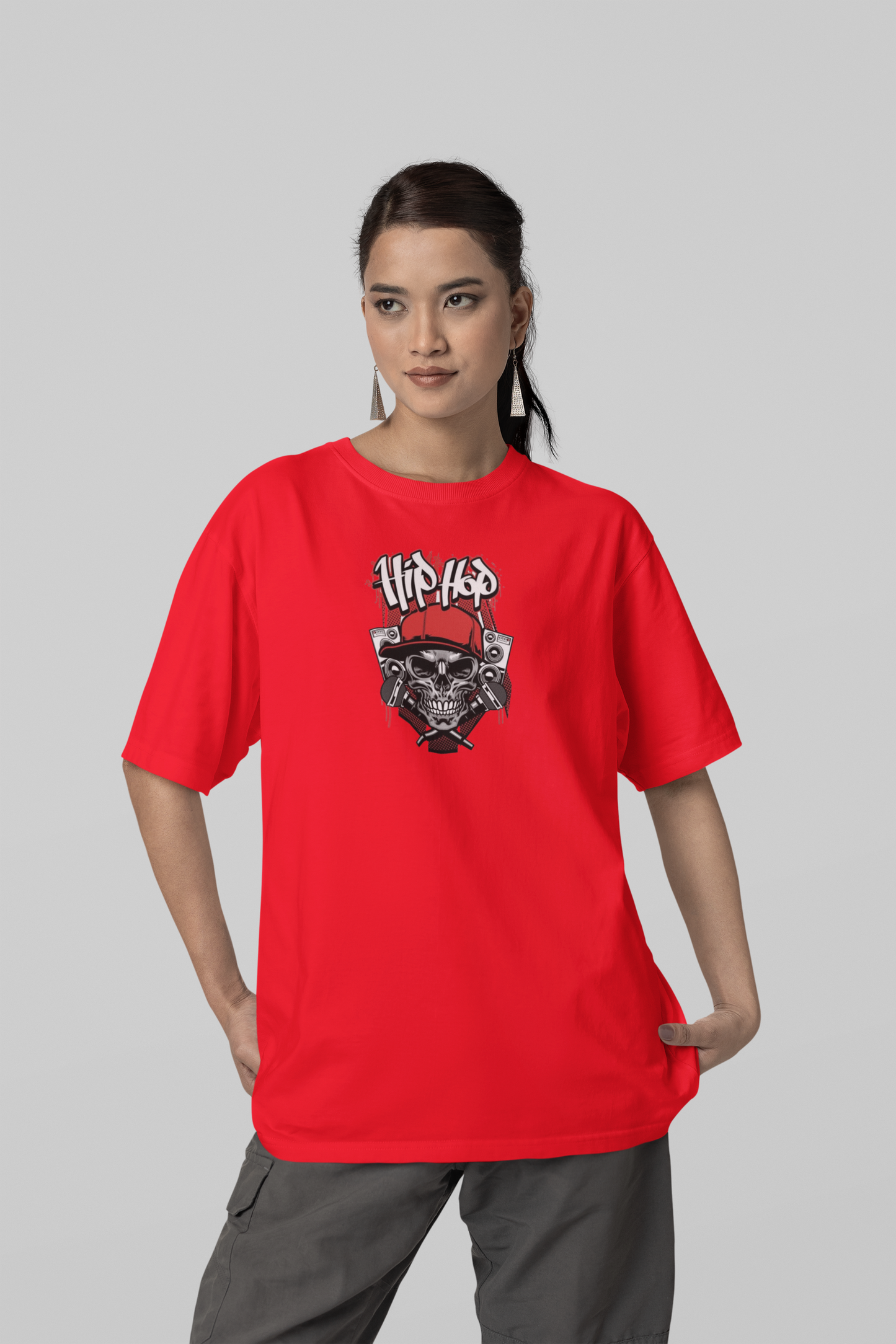 HIP HOP PRINTED REGULAR FIT UNISEX T-SHIRT