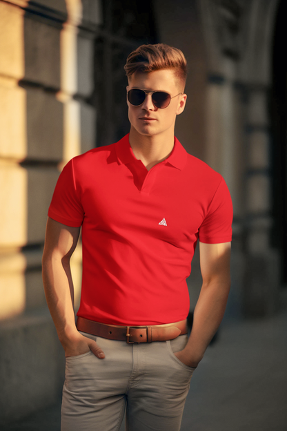 Men's Cotton Rich Polo T Shirt | Collar Tshirts | Half Sleeves | Plain (Combo Pack of 4) -Regular Fit