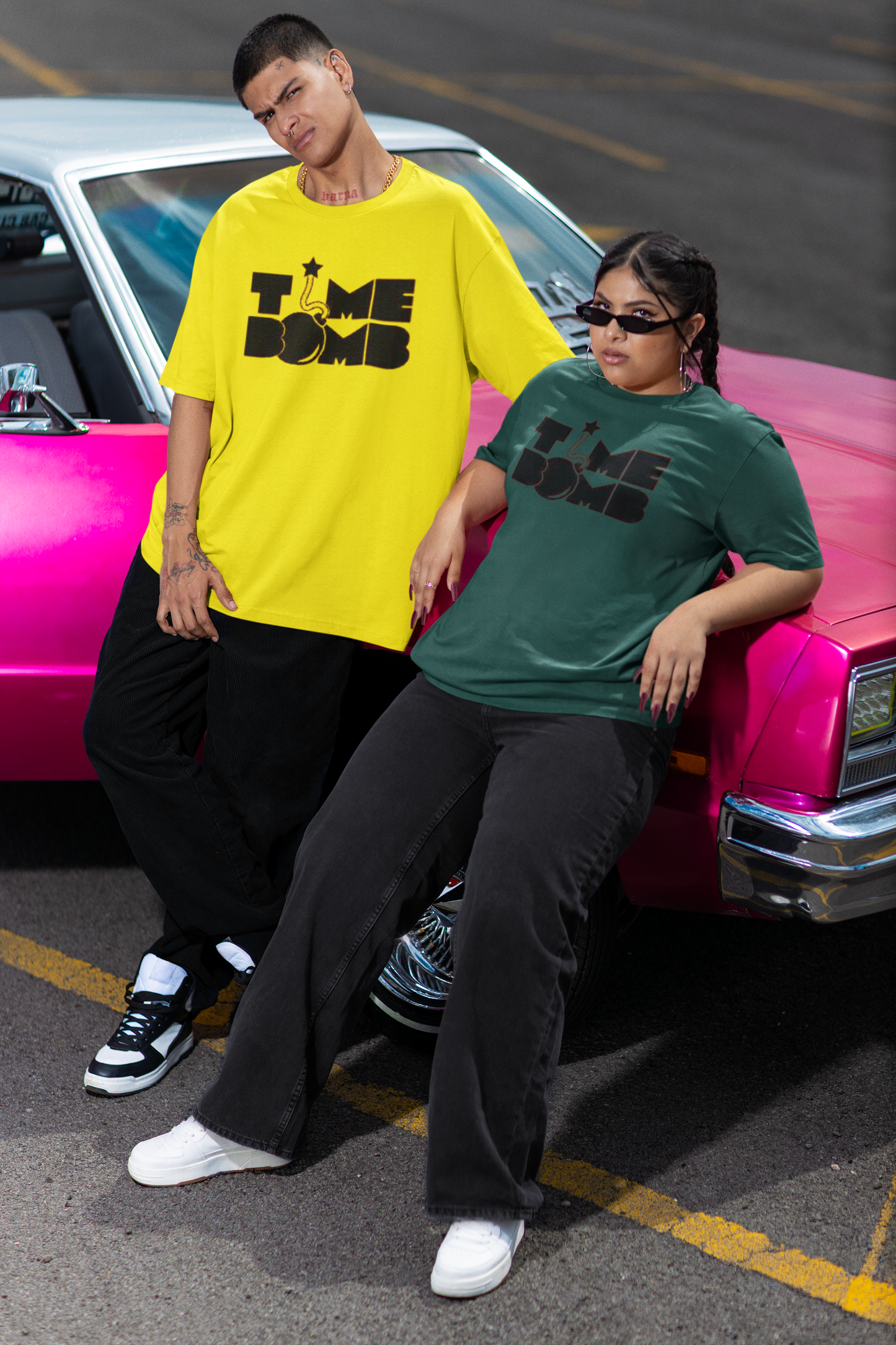TIME BOMB PRINT  REGULAR FIT UNISEX T-SHIRT