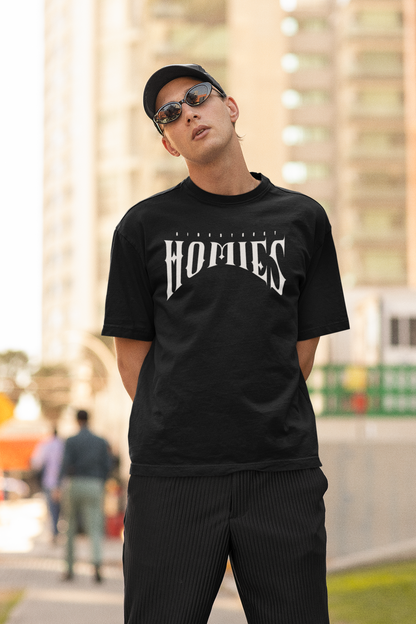 HOMIES PRINTED REGULAR FIT  UNISEX T-SHIRT