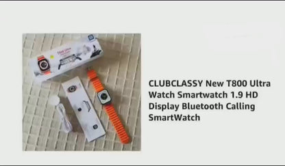 New T800 Ultra Watch Smartwatch 1.9 HD Display Bluetooth Calling SmartWatch