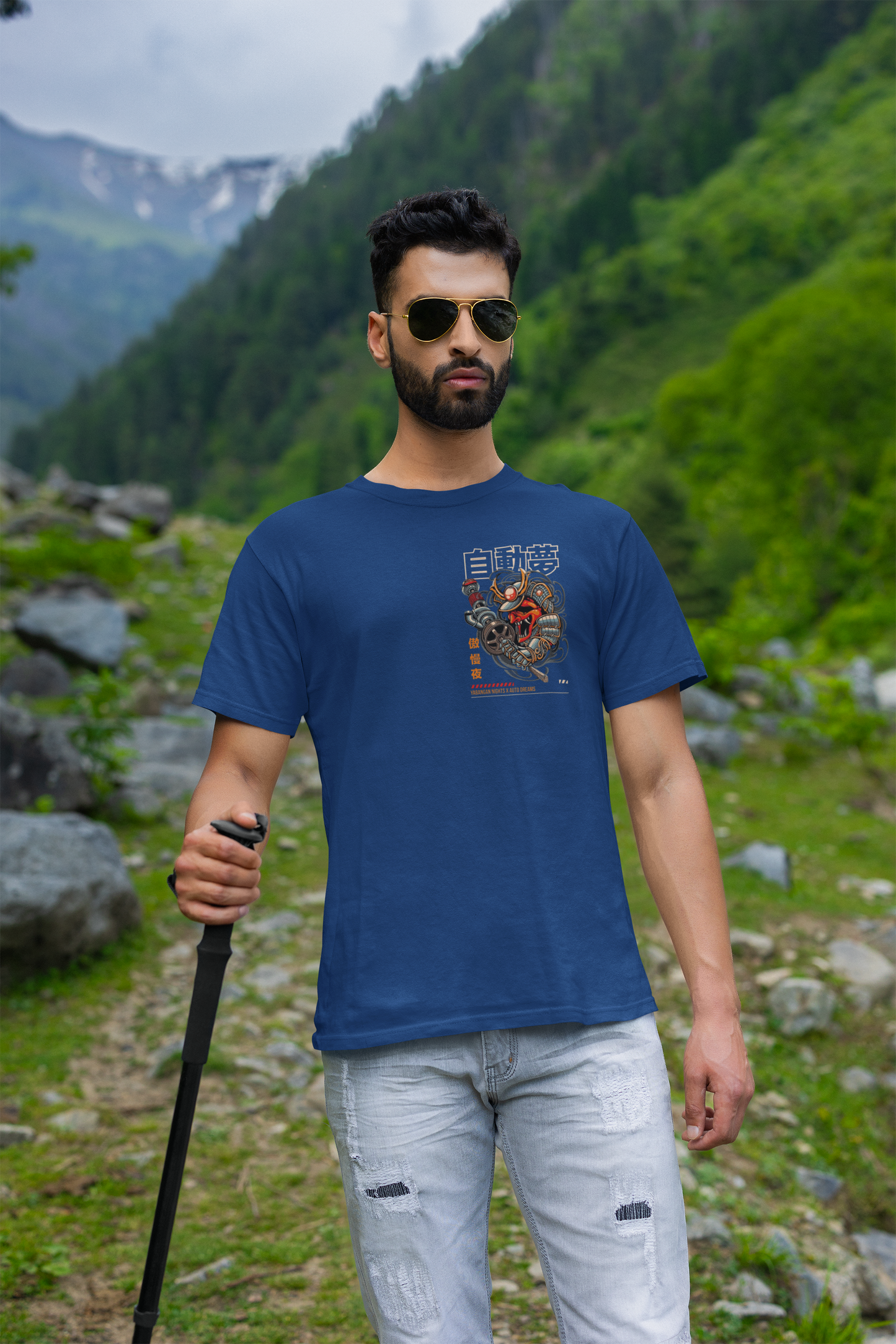 ABSTRACT 8 PRINTED REGULAR FIT UNISEX T-SHIRT