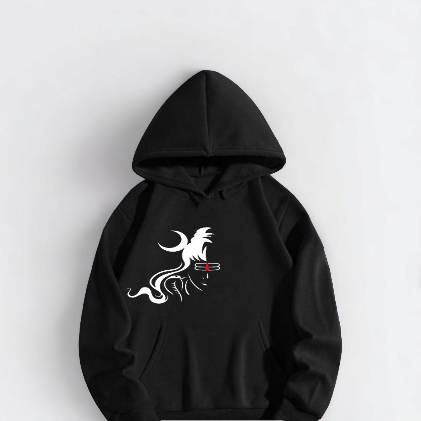 Shiv Ji Religious Printed Hoodie