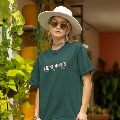 TOKYO NIGHTS PRINTED REGULAR FIT UNISEX T-SHIRT