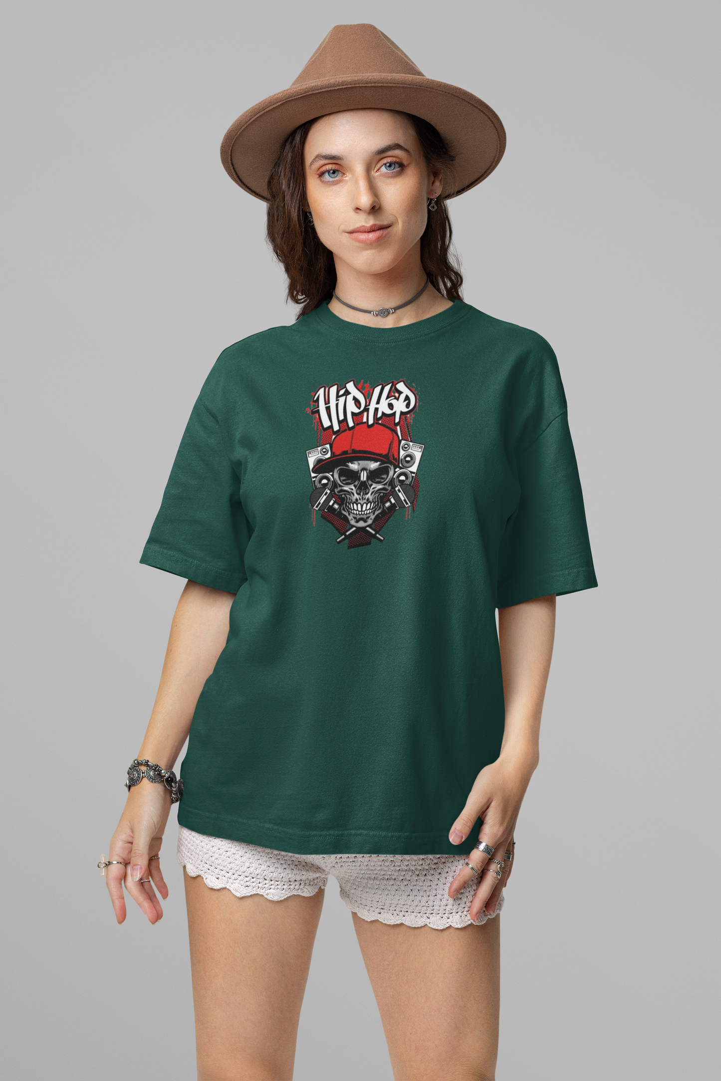 HIP HOP PRINTED REGULAR FIT UNISEX T-SHIRT