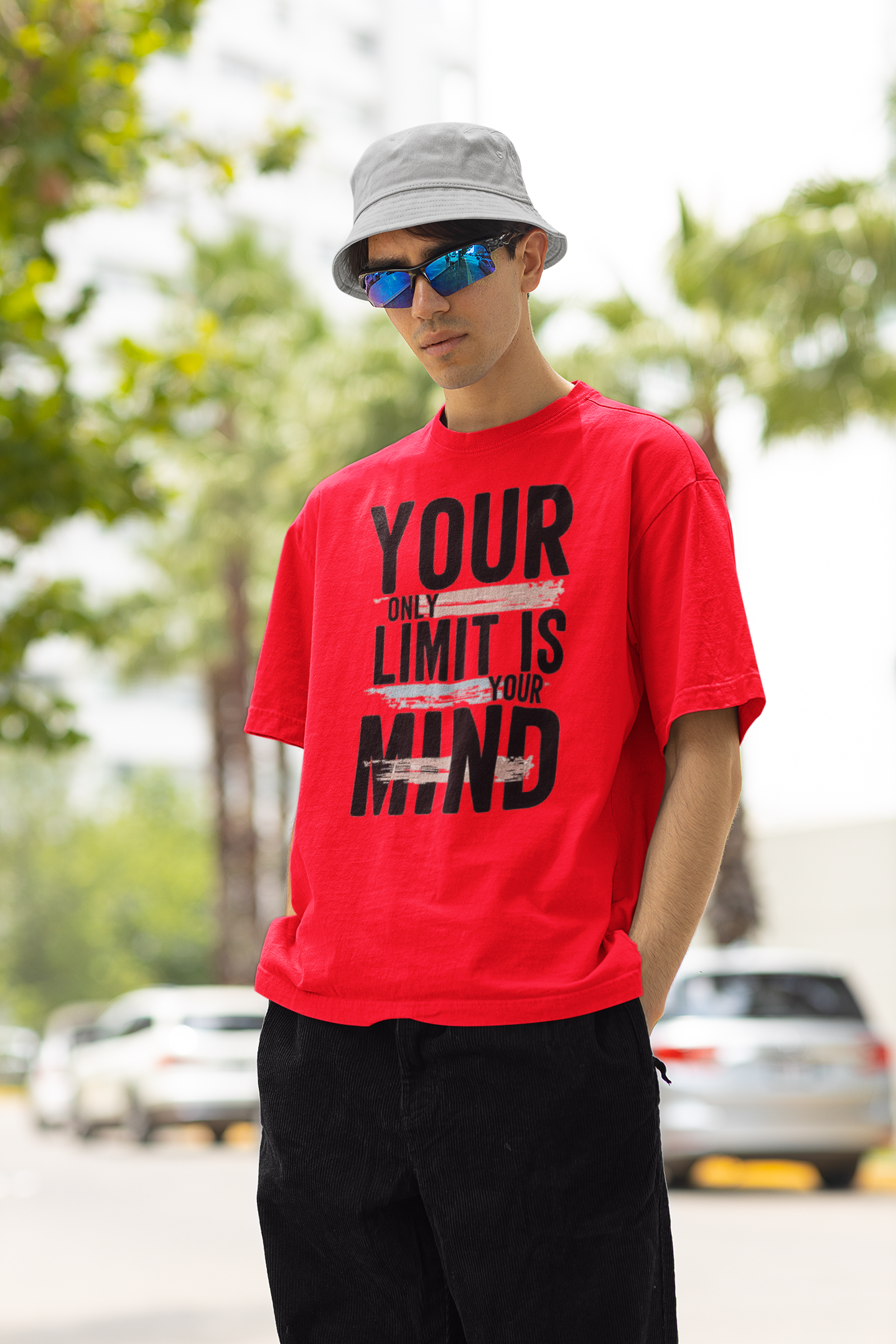 YOUR ONLY LIMIT... PRINTED REGULAR FIT UNISEX T-SHIRT