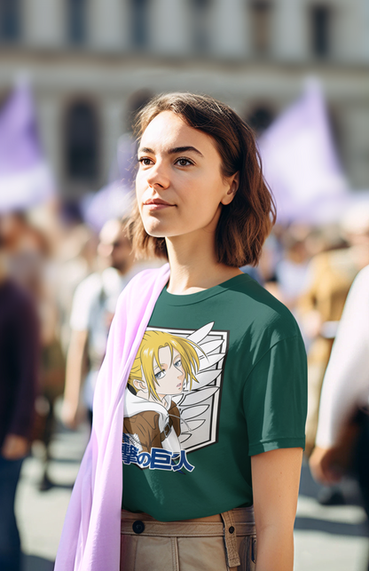 ANIME  PRINTED REGULAR FIT UNISEX T-SHIRT