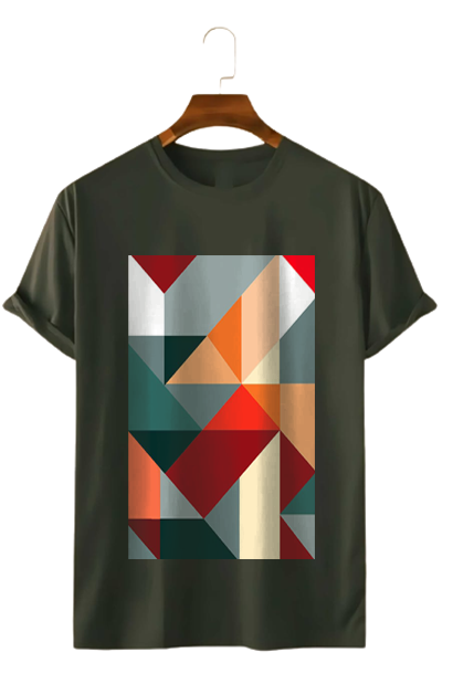 PLUS SIZE ABSTRACT-6 FULL PRINT UNISEX T-SHIRT