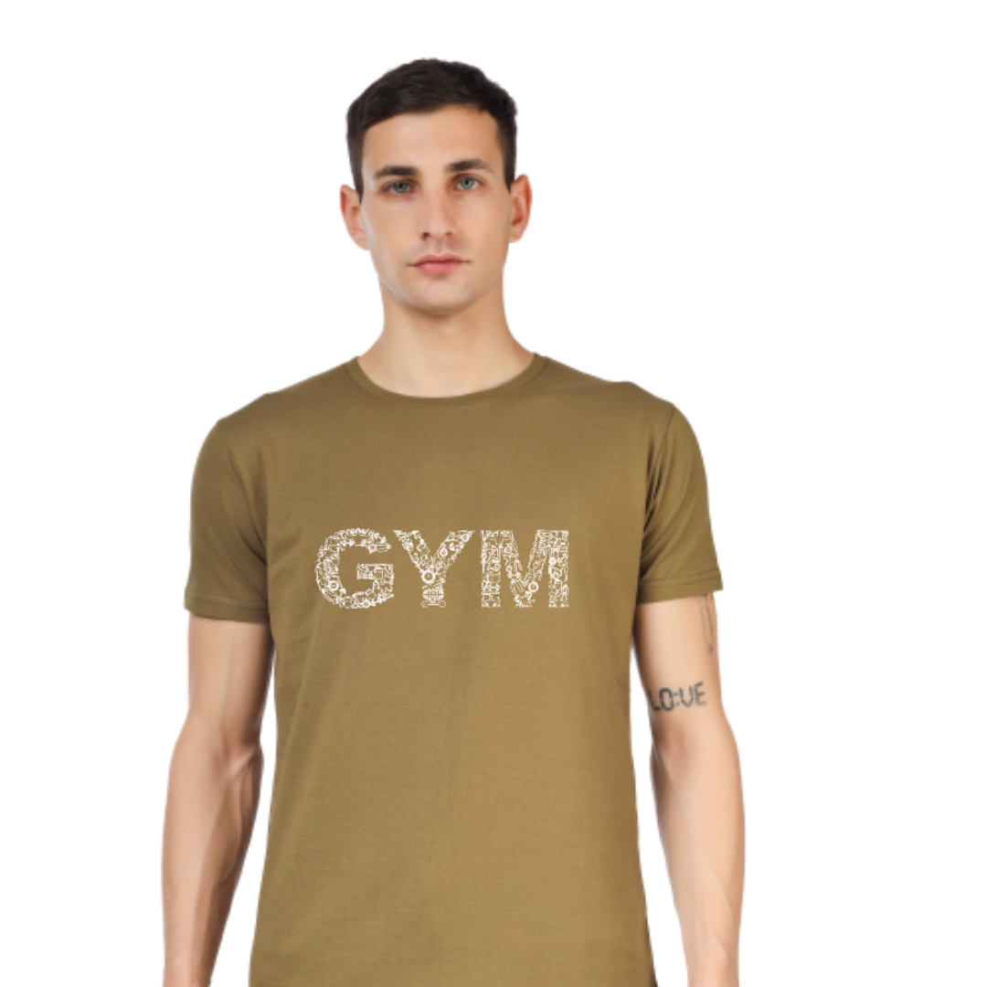 GYM  PRINTED UNISEX T-SHIRT