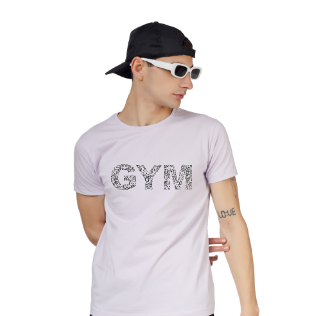GYM  PRINTED UNISEX T-SHIRT