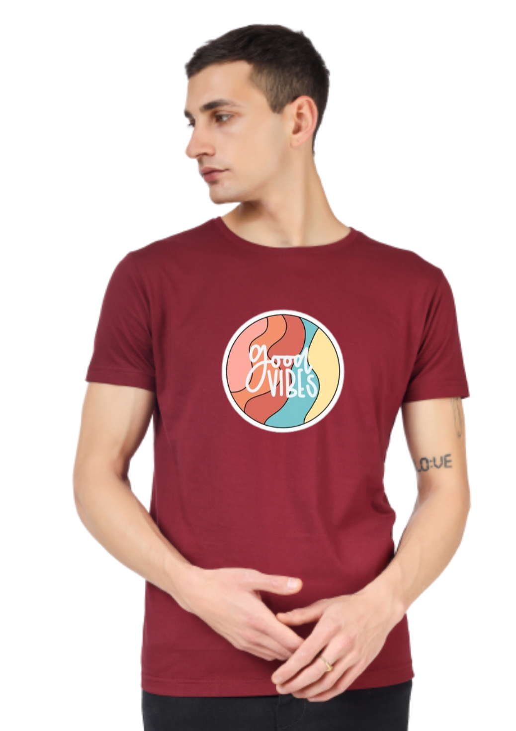 GOOD VIBES PRINT UNISEX T-SHIRT