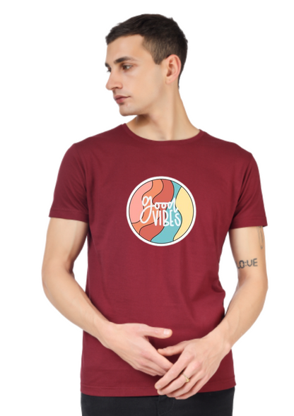 GOOD VIBES PRINT UNISEX T-SHIRT