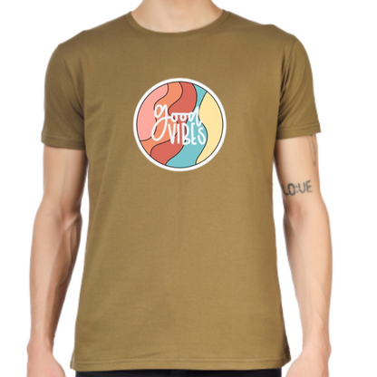 GOOD VIBES PRINT UNISEX T-SHIRT