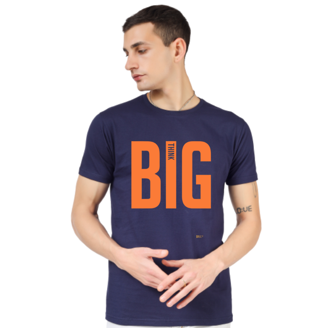 THINK BIG  PRINT UNISEX T-SHIRT