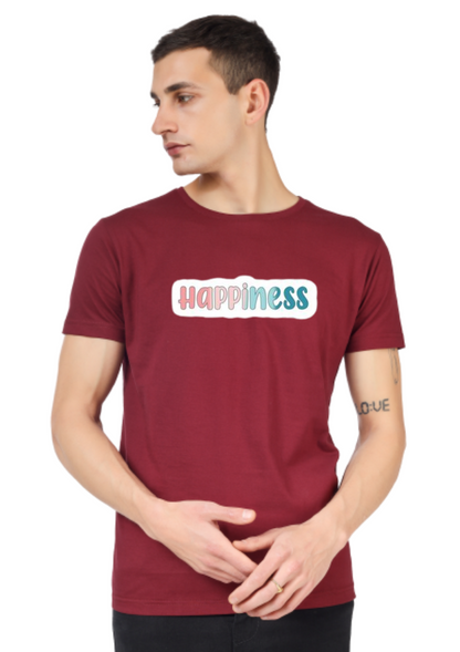 HAPPINESS PRINT UNISEX T-SHIRT