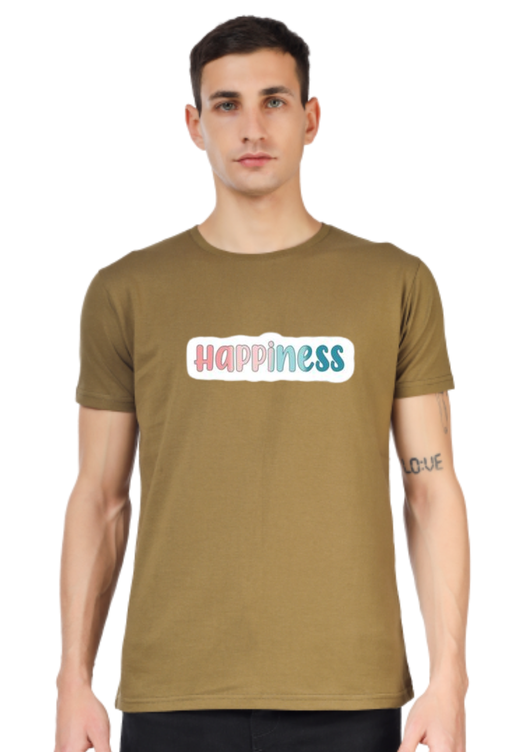 HAPPINESS PRINT UNISEX T-SHIRT
