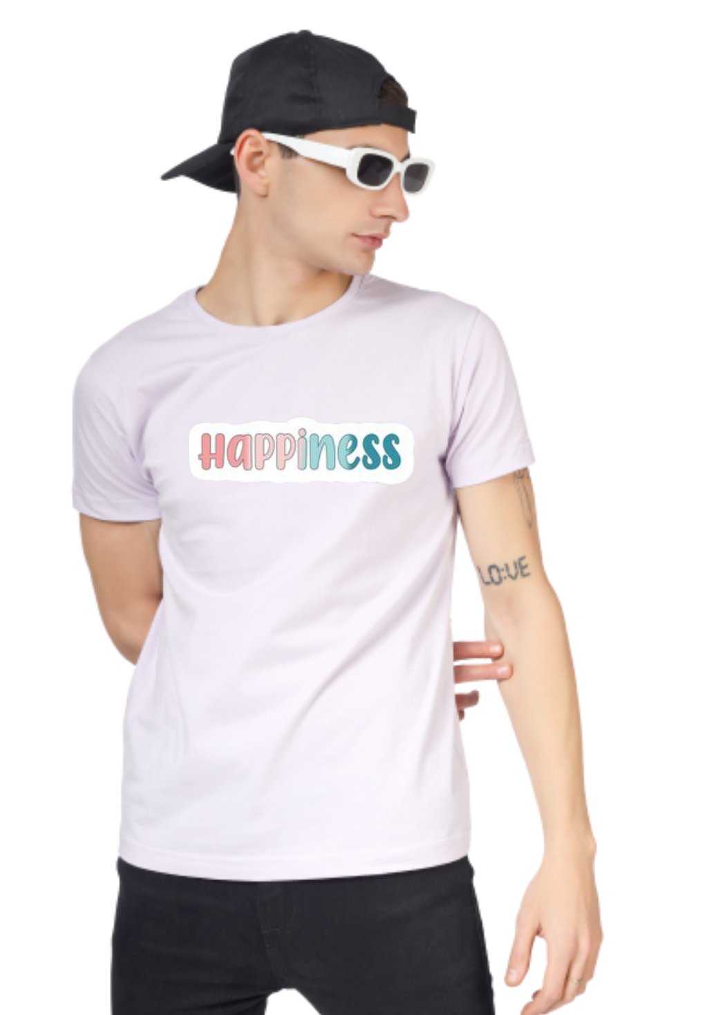 HAPPINESS PRINT UNISEX T-SHIRT