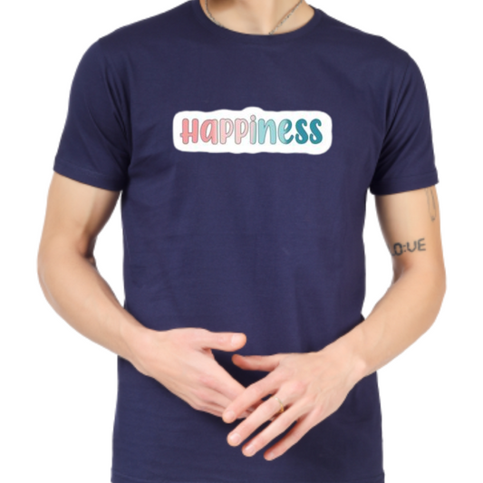 HAPPINESS PRINT UNISEX T-SHIRT