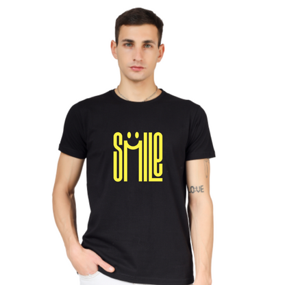 SMILE PRINT UNISEX T-SHIRT