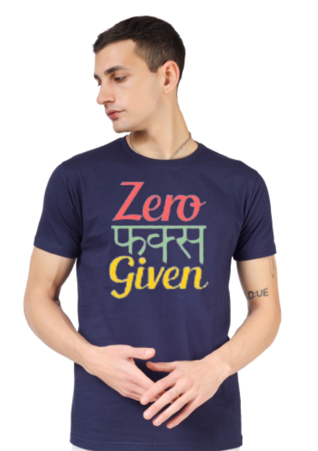ZERO FUCKS GIVEN PRINT UNISEX T-SHIRT