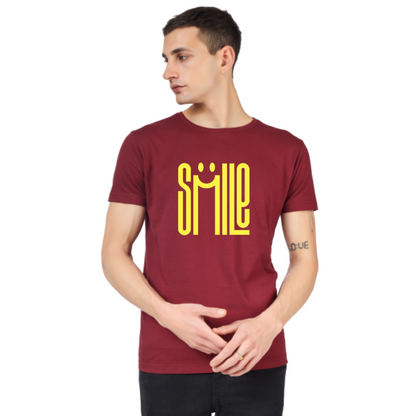 SMILE PRINT UNISEX T-SHIRT