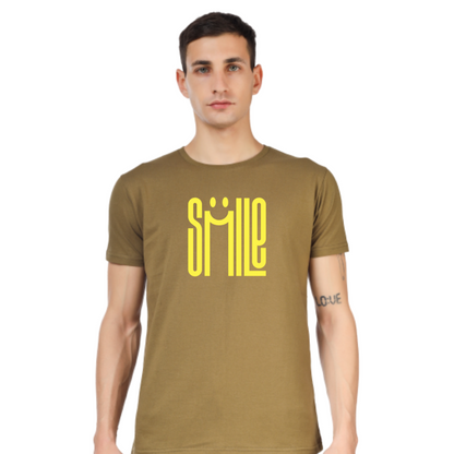 SMILE PRINT UNISEX T-SHIRT
