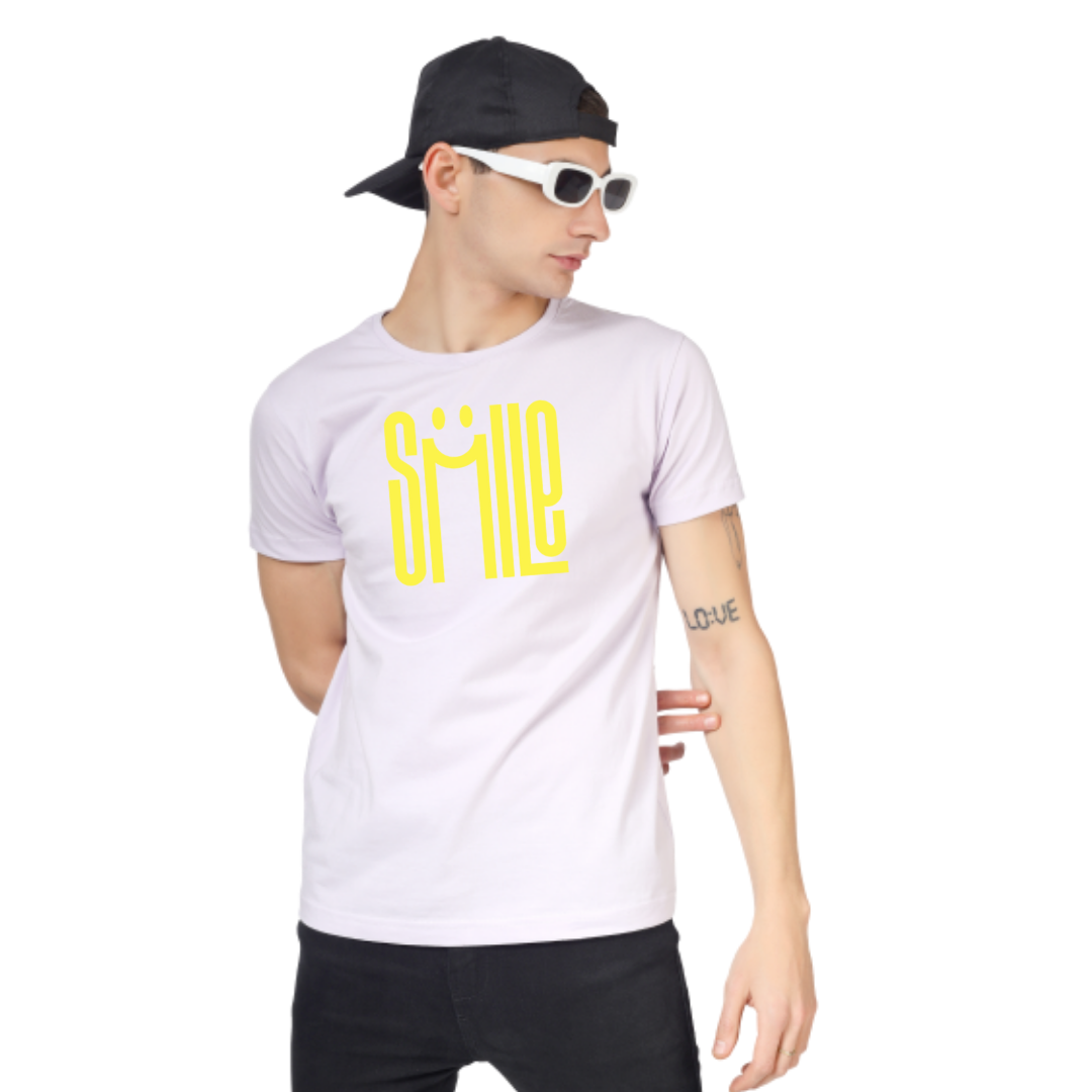 SMILE PRINT UNISEX T-SHIRT