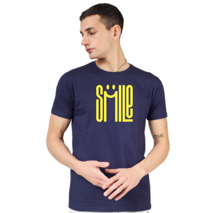 SMILE PRINT UNISEX T-SHIRT