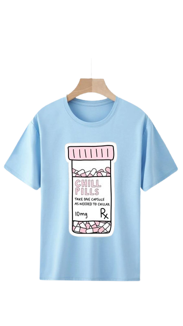 CHILL PILL CANDY PRINT UNISEX T-SHIRT
