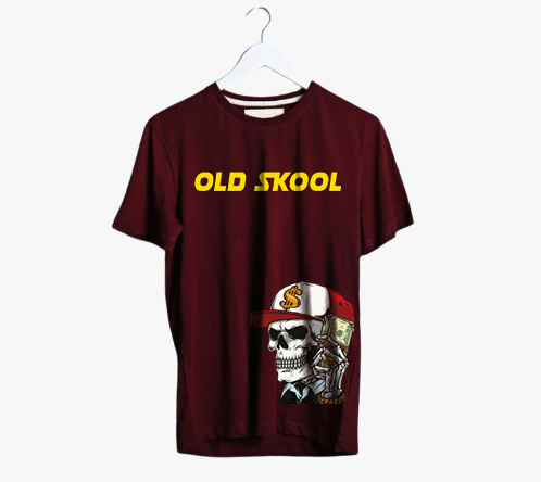 OLD SKOOL PRINT UNISEX T-SHIRT