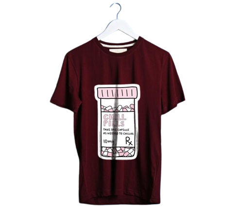 CHILL PILL CANDY PRINT UNISEX T-SHIRT
