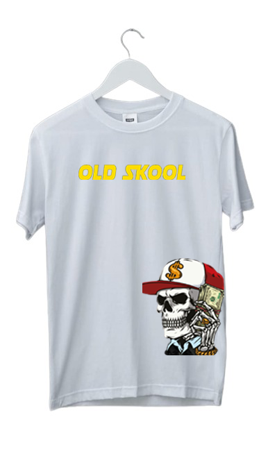 OLD SKOOL PRINT UNISEX T-SHIRT