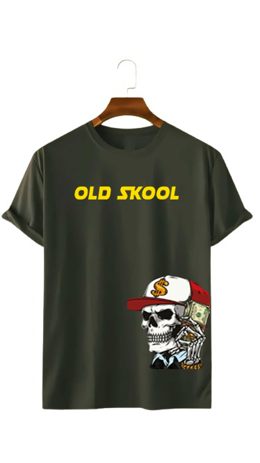 OLD SKOOL PRINT UNISEX T-SHIRT