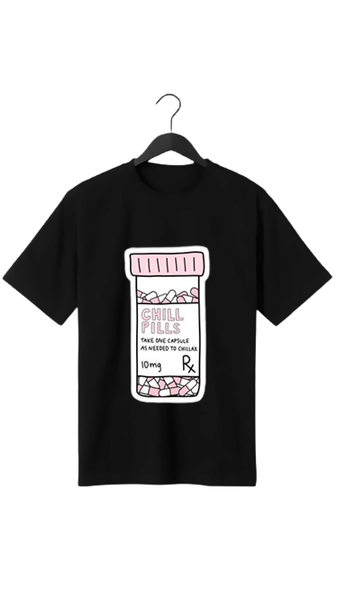 CHILL PILL CANDY PRINT UNISEX T-SHIRT