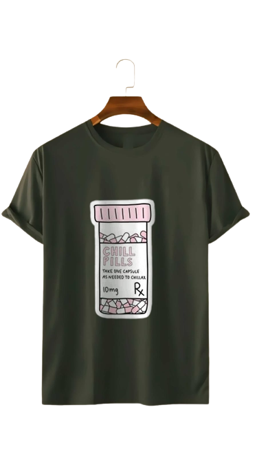 CHILL PILL CANDY PRINT UNISEX T-SHIRT