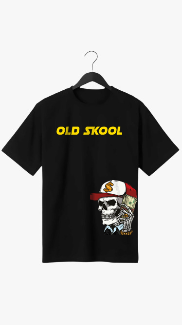 OLD SKOOL PRINT UNISEX T-SHIRT