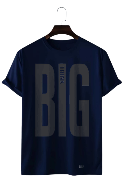 THINK BIG QUOTE PRINT UNISEX T-SHIRT
