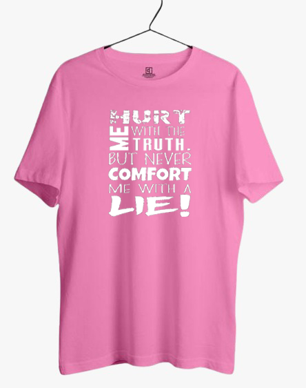 HURT ME WITH THE TRUTH PRINT UNISEX T-SHIRT