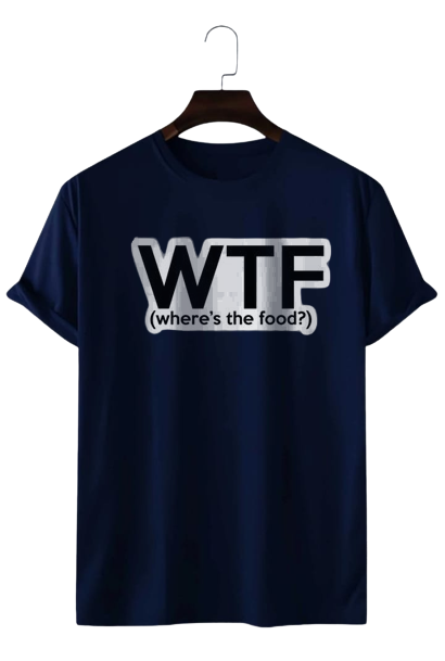 WTF where the food PRINT UNISEX T-SHIRT