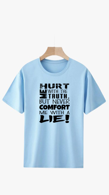 HURT ME WITH THE TRUTH PRINT UNISEX T-SHIRT