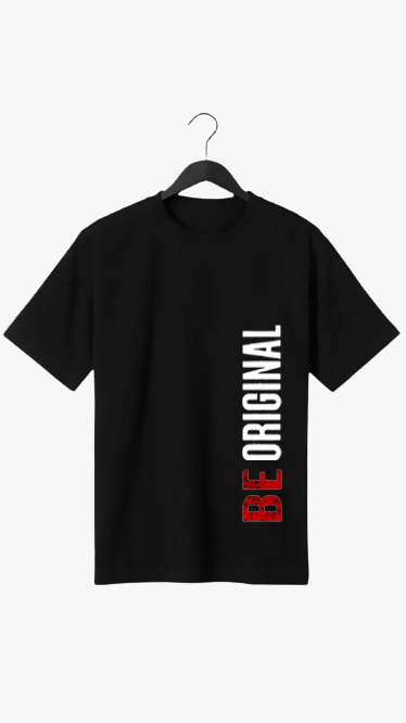 BE ORIGINAL PRINT UNISEX T-SHIRT