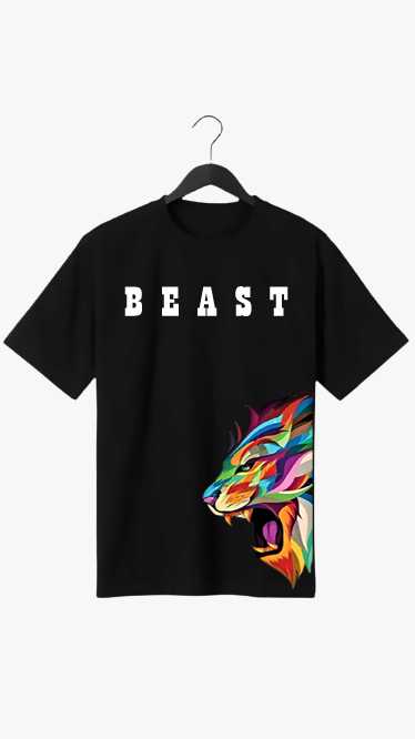 BEAST PRINT UNISEX T-SHIRT