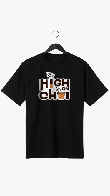 HIGH ON CHAI PRINT UNISEX T-SHIRT