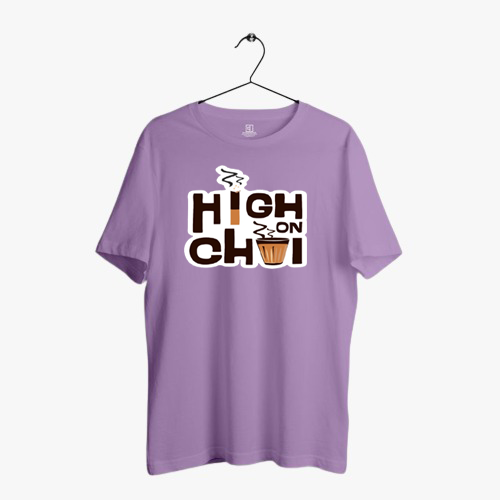 HIGH ON CHAI PRINT UNISEX T-SHIRT