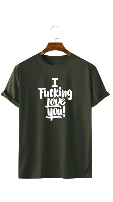 I FUCKING LOVE YOU! PRINT UNISEX T-SHIRT