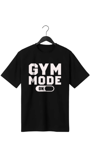 GYM MODE PRINT UNISEX T-SHIRT