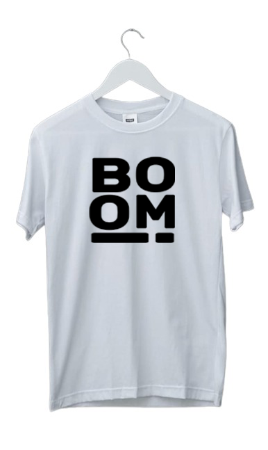 BOOM! PRINT UNISEX T-SHIRT