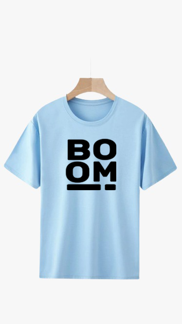 BOOM! PRINT UNISEX T-SHIRT