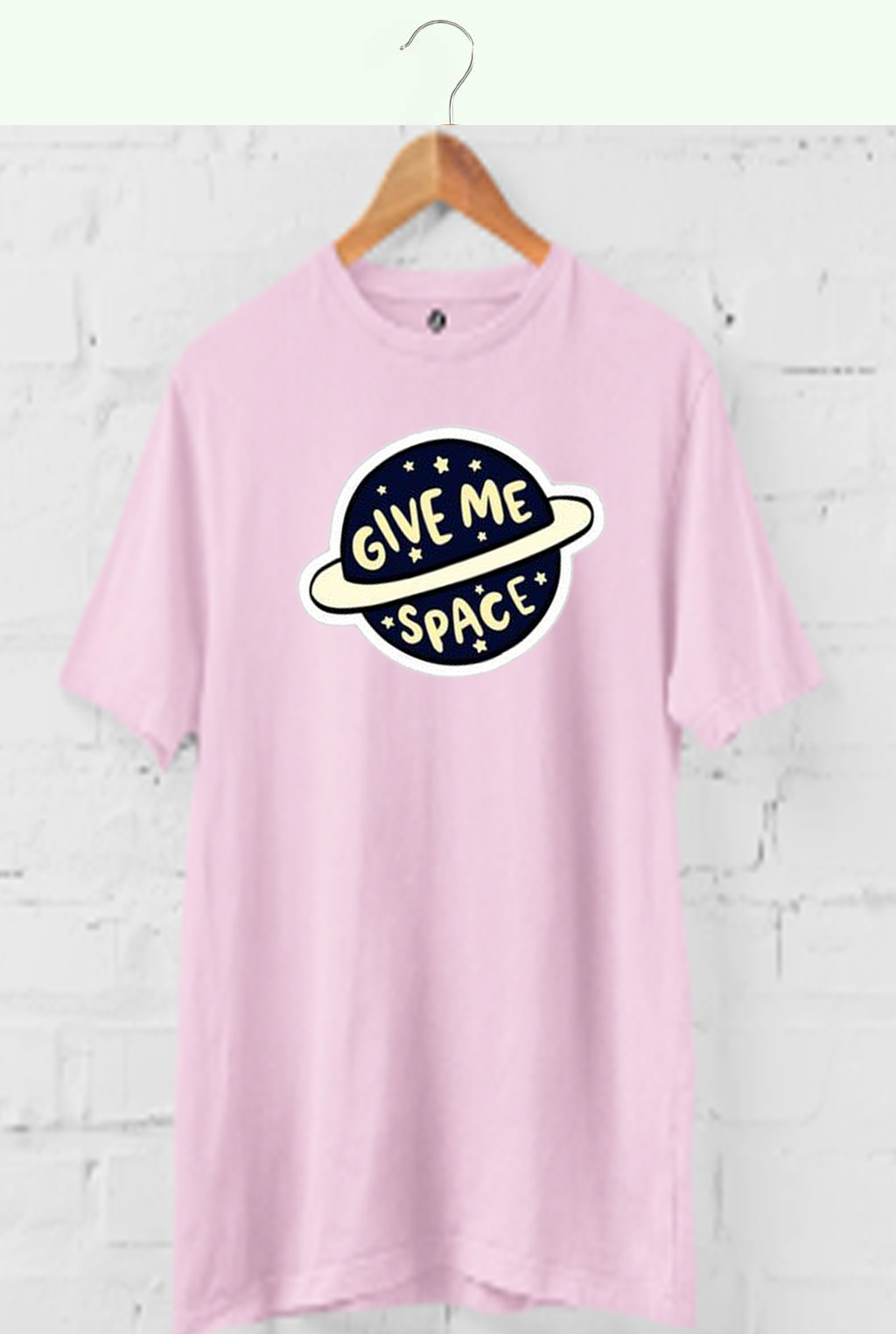 OVERSIZED give me space PRINT UNISEX T-SHIRT