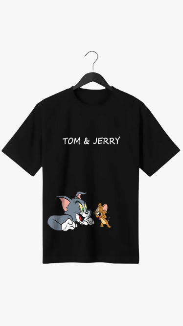 TOM AND JERRY-2 PRINT UNISEX T-SHIRT
